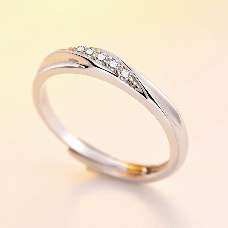 Brand small design adjustable trend ring for beloved, does not fade