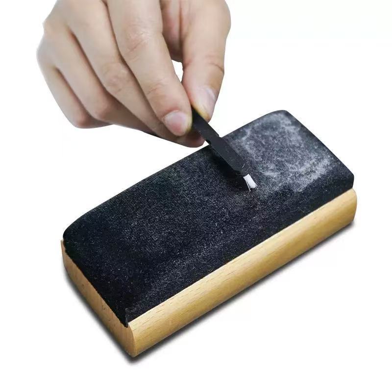 唱片专用天鹅绒清洁刷绒布片 高密度纤维相机镜头两用 防静电不落