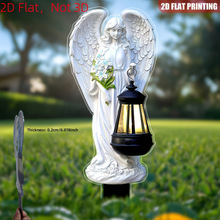 D 32668 Angel acrylic garden stake ��ʹ�ǿ�����԰�ز�