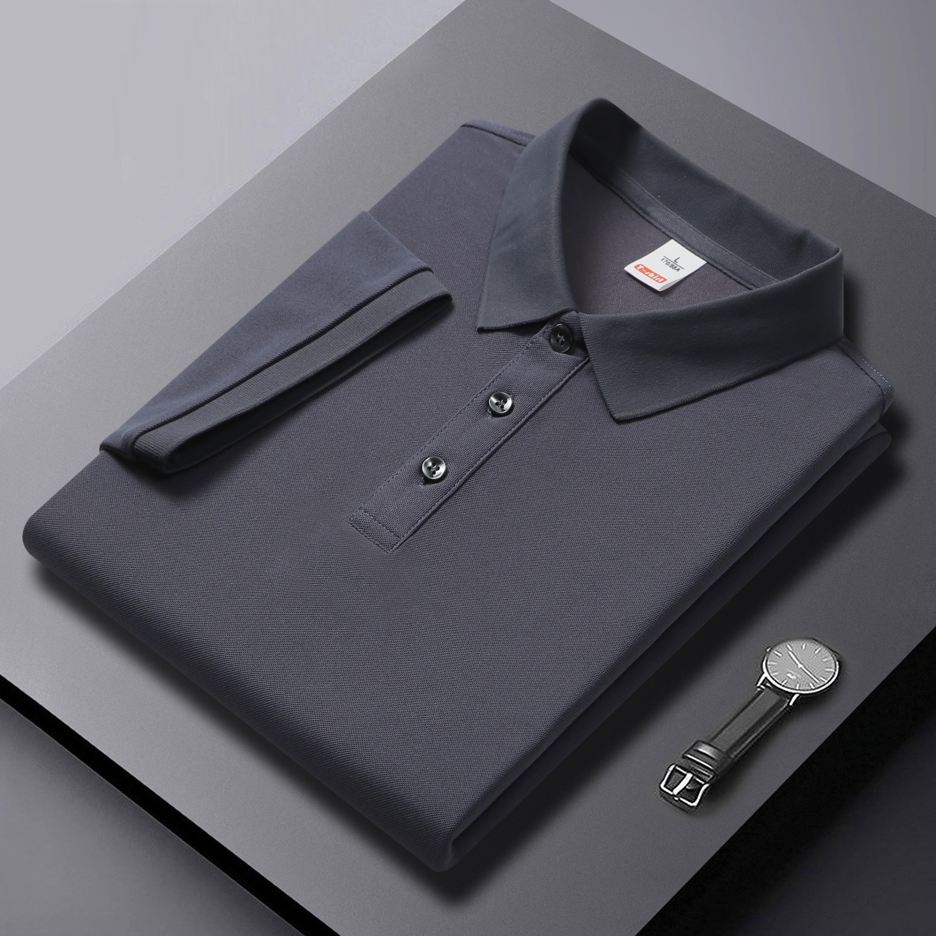 Camisas de algodón de perlas personalizadas LOGO gratis polo con solapa camiseta de manga corta para hombres y mujeres ropa de trabajo de verano fábrica transfronteriza al por mayor