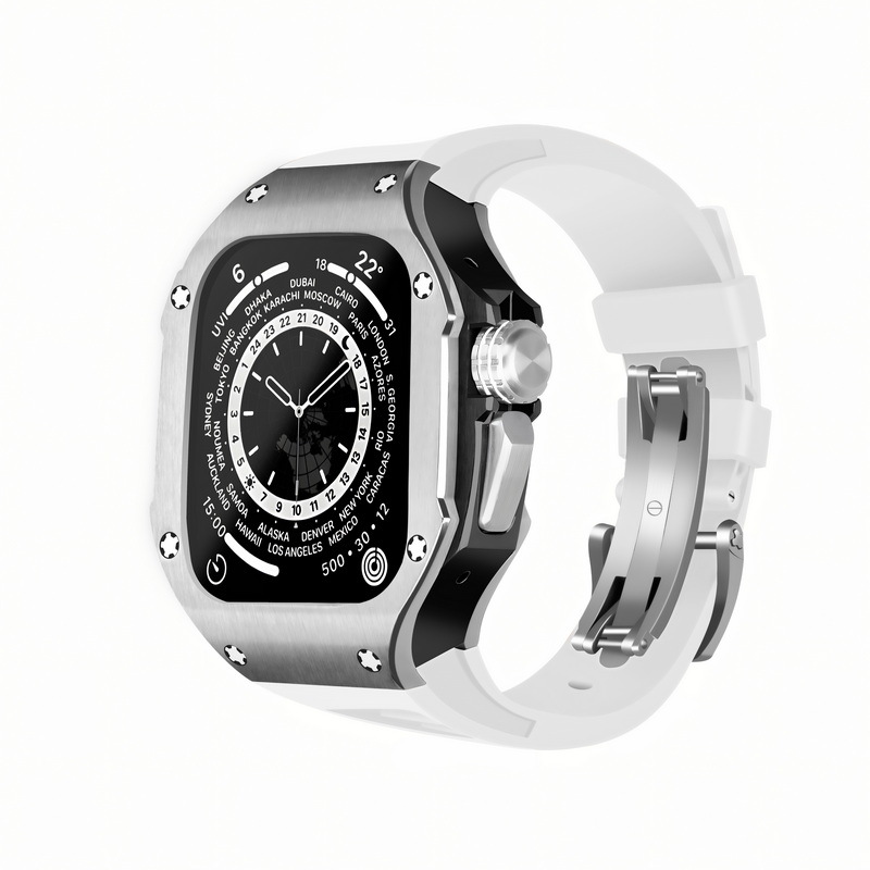 Para iwatch ultra49 reloj correa de Apple Correa protectora Shell 316L Acero inoxidable Richard cambiado al traje