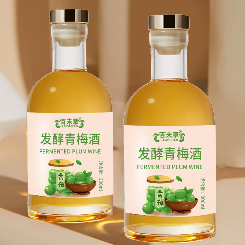Purely Fermented Green Plum Wine, Tea, Fruit Wine, Fruit Wine, Prepared Wine, Oem Custom Processing, Oem Source Manufacturer Qingbaotang