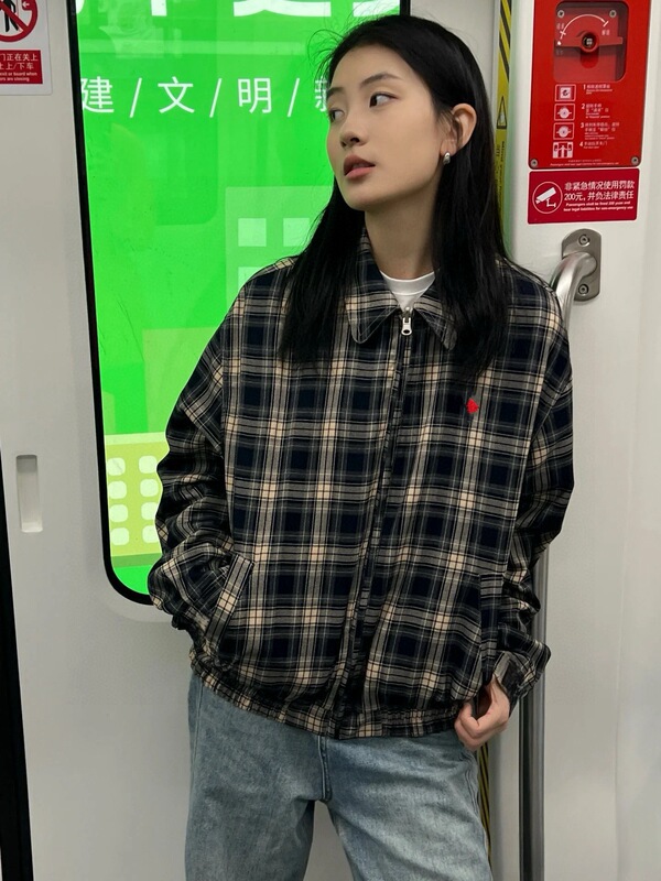 跨境RL拉夫爆款正确版本现货高品质秋季两面穿夹克外套男女同款|undefined
