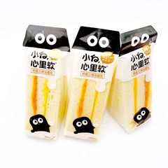 慕蘭卡小白心裡軟奶皮三明治麵包海鹽芝士味早餐糕點1件4斤