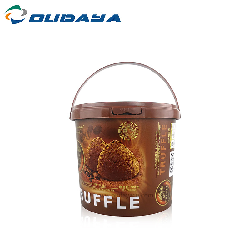 2.5升塑料桶食品级PP材质麦丽素巧克力糖果包装桶