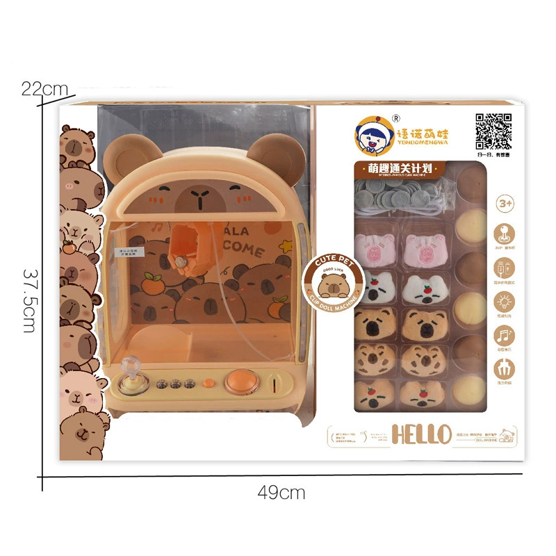 Family slot machine, small big doll, realistic toy