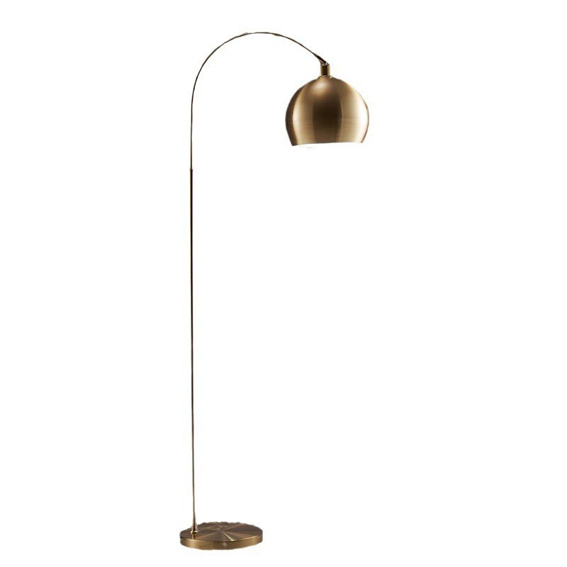 Metal de alto valor elegante y sencillo textura francesa romántica cama de piso de hierro forjado lámpara de pesca retro hogar