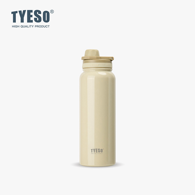 Taisuo 学生スポーツボトル TYESO ポータブルハンドルステンレス鋼ウォーターカップ INS 真空北欧スタイル二重層断熱カップ|undefined