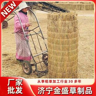 Green straw curtain insulation straw straw curtain Jinsheng straw curtain green straw rope various specifications straw curtain