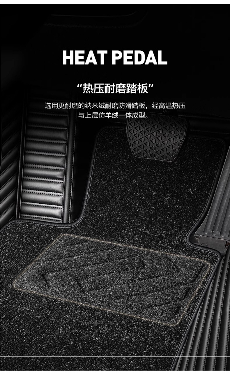 Full-coverage car floor mats, 2025 new model, starry sky carpet floor mats, threshold covers, wire loop carpet, top layer car mats