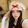 保暖秋冬季气质画家贝雷帽
