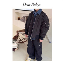 DEAR BABYS 25男童秋冬轻奢穿搭 【三角包飞行夹克棉服】
