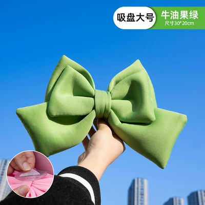 Motosiklet ləvazimatları və aksesuarları, back seat back battery car - avocado-green-bow-large-size-3020cm