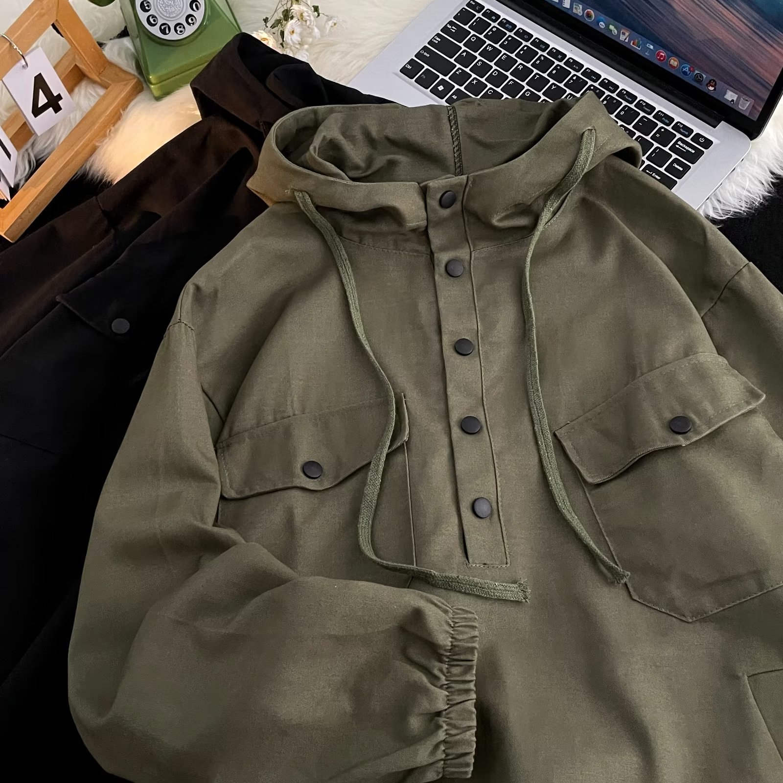 Men's Stormtrooper Hoodie Jacket Versatile Hip Hop Streetwear_voghion.com