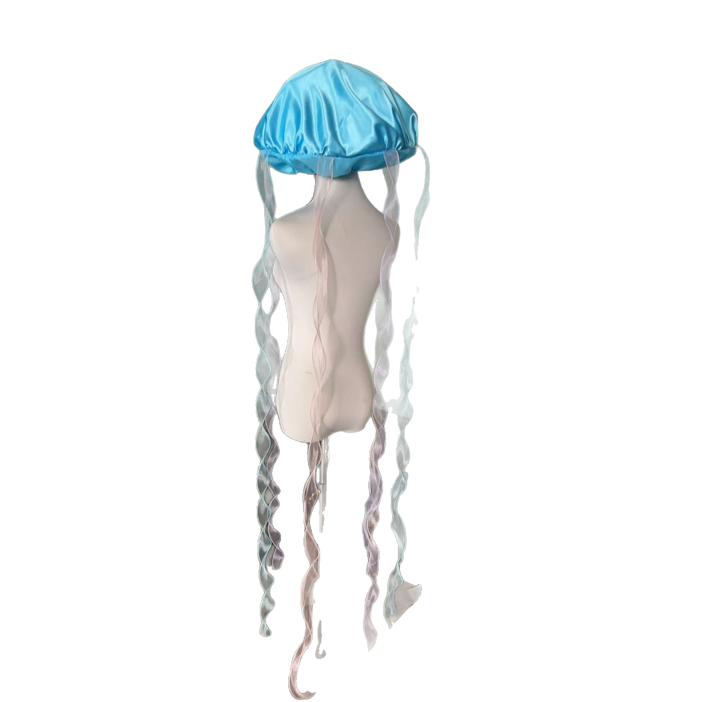 Pushing the jellyfish lantern to decorate the girl's room ornaments…