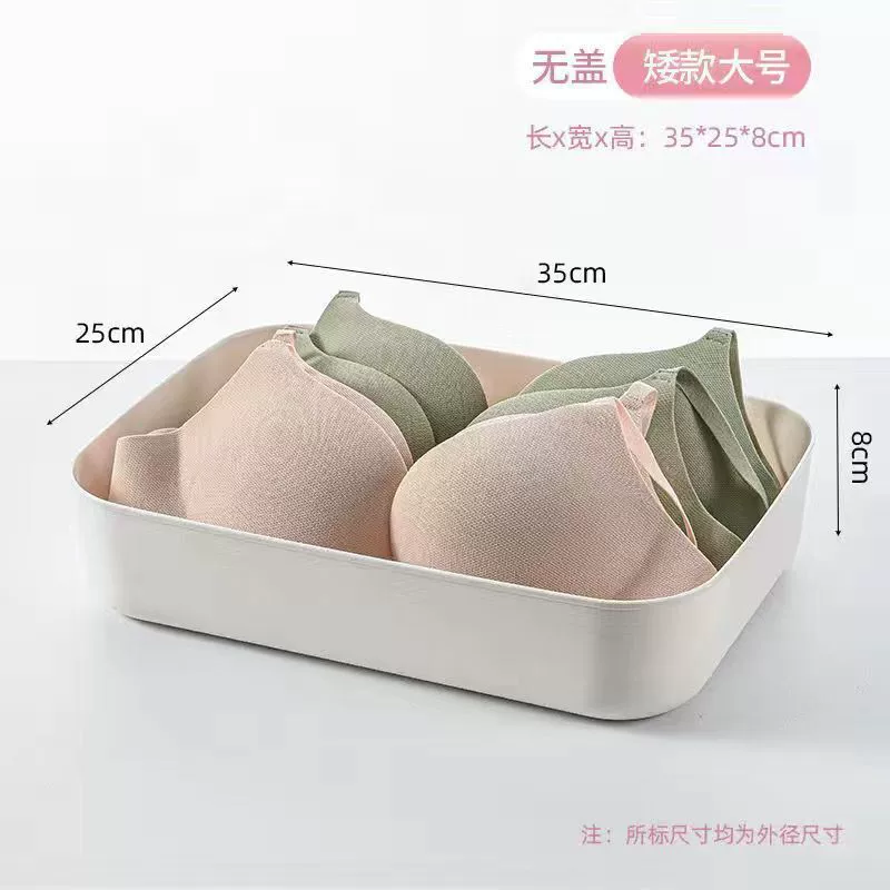 Multifunctional Storage Box, Plastic Desktop & Kitchen Organizer, Multiple Sizes, With/Without Lid