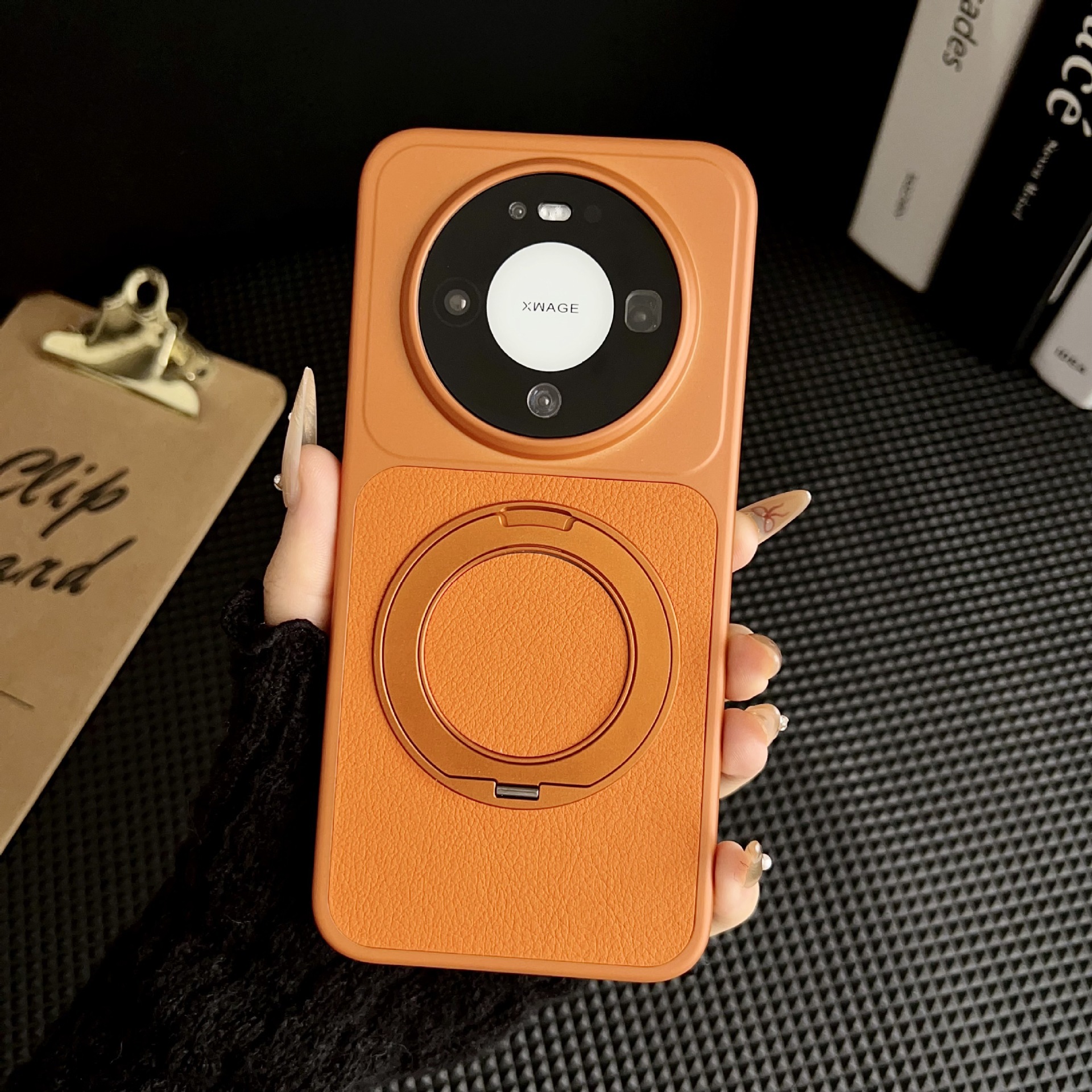 Orange [360 Rotating Magnetic Stand]