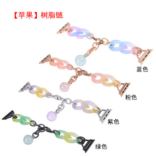Suitable for Apple Watch applewatch watch strap advanced resin iwatch bracelet S8 Huaqiang watch SE/7