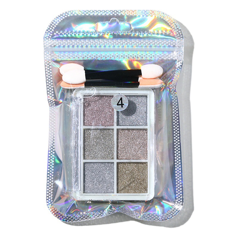 Internet celebridad manicura 6 colores de estado sólido espejo mágico polvo espejo de la harina de cristal Super brillante flash fino polvo no volador color mágico Aurora polvo al por mayor