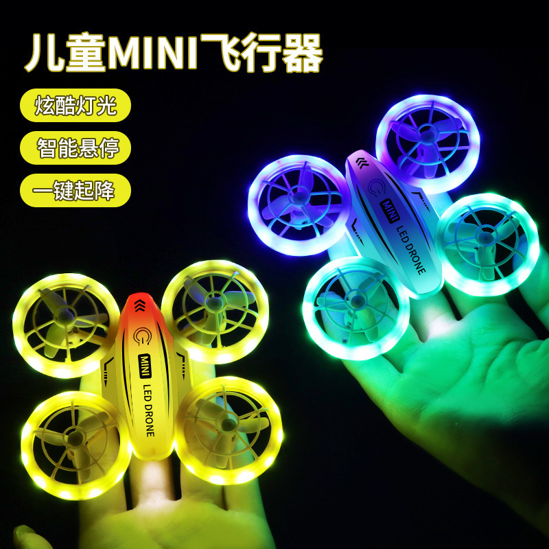 Cross-Border M2 Mini Drone, Cool Lighting, Fall-Resistant Aircraft, 2.4g Small Remote Control Aircraft, Electric Toy