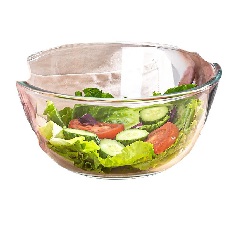 透明玻璃碗家用和面盆拌菜盆沙拉盆发面盆微波炉烤箱打蛋碗碗