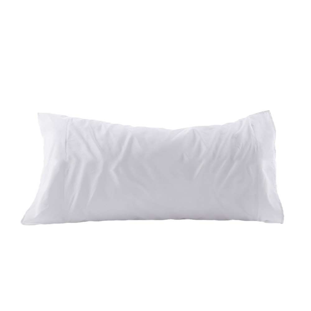 Almohada rectangular de plumas de terciopelo para adultos, relleno de fibra sintética, almohada cómoda para dormir en hoteles y hostales