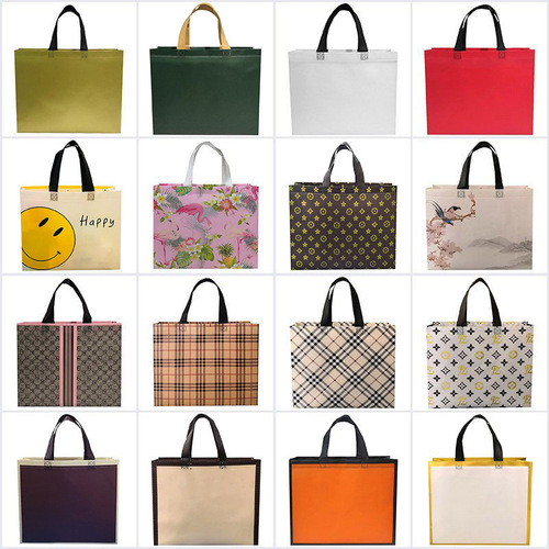 Chinese style ink painting non-woven bag women's portable Hanfu Tang suit cheongsam gift bag printed LOGO clothing bag