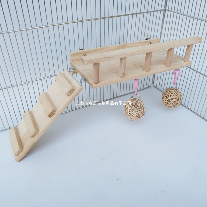 Тоторо, белка, морская свинка, кролик, попугай, хомяк, забор, трамплин, лестница, качели, набор из трех предметов, производитель игрушек, оптовая продажа