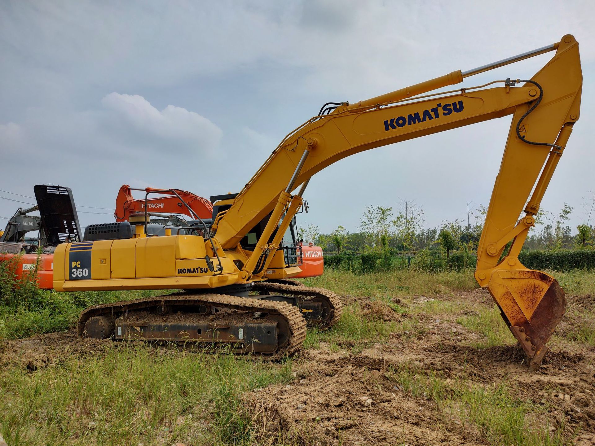 Excavadora Komatsu 400 450 de segunda mano Excavadora 360PC de importación completa