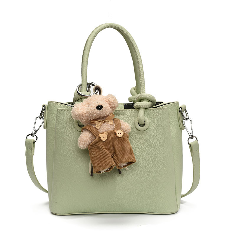 Bolsa de cestas de verduras de mano para mujeres 2025 nuevo estilo coreano bolso de cubo de tendencia alta sensación de moda universal mochila casual