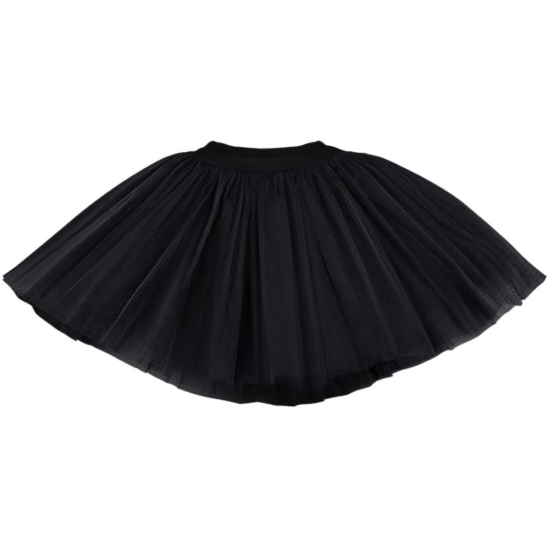 Falda de tutú de ballet falda de adulto falda de gasa dura de 7 capas negra de mujer con ropa interior falda de práctica de baile de ballet blanco