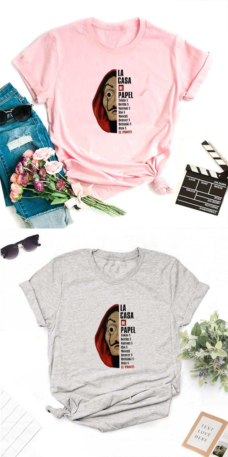 Summer short-sleeved pattern letter printing T-shirt nihaostyle clothing wholesale NSYIC68093