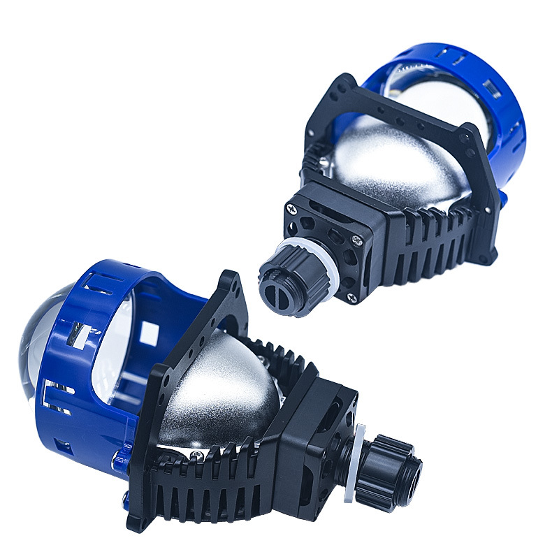 Luces de Coche, Faros LED de Doble Lente, 24V, Modificados, de Alta Potencia, Ultrabrillantes, Integrados para Luz Alta y Baja, Universales, No Destructivos, h4h7