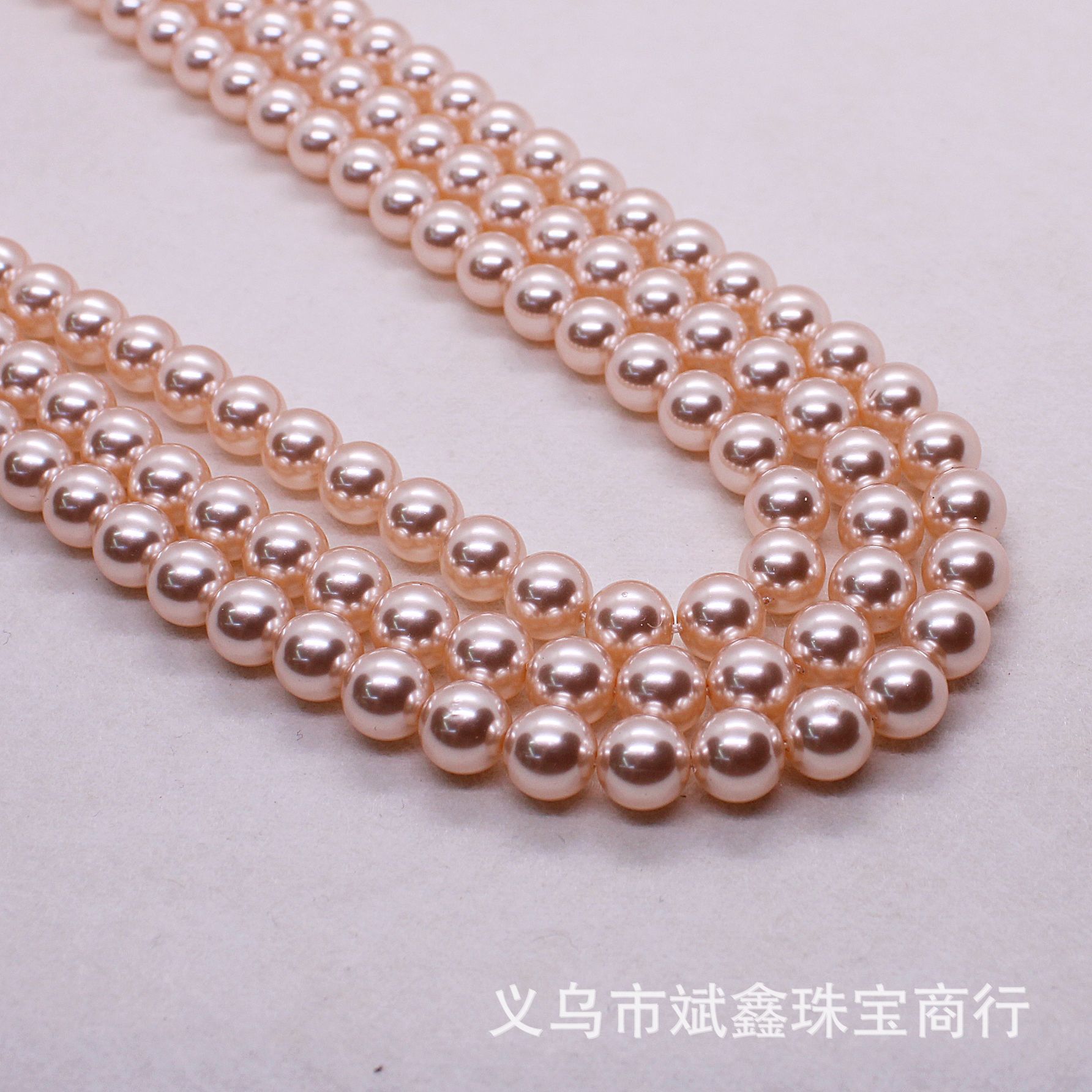 斌鑫ジュエリー7a高品質施家瑠璃真珠散珠直孔貝殻真珠diyアクセサリー部品バッチ