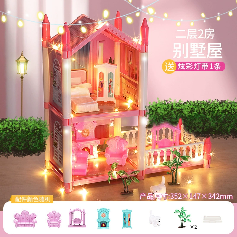 Toy, family castle, villa, set, constructor, house