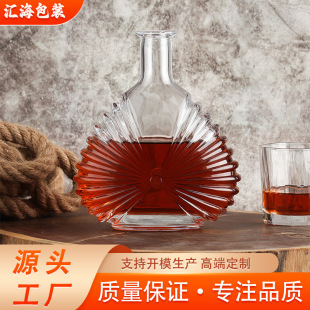 Factory Direct Supply of Transparent Glass Wine Bottles, High-End Glass Empty Bottles, Fruit Wine Bottles, Transparent Empty Wine Bottles