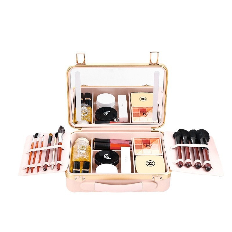 OBOX caja de maquillaje portátil de alto valor caja de regalo combinación de maleta de uñas de tatuaje caja de almacenamiento de talón multifuncional