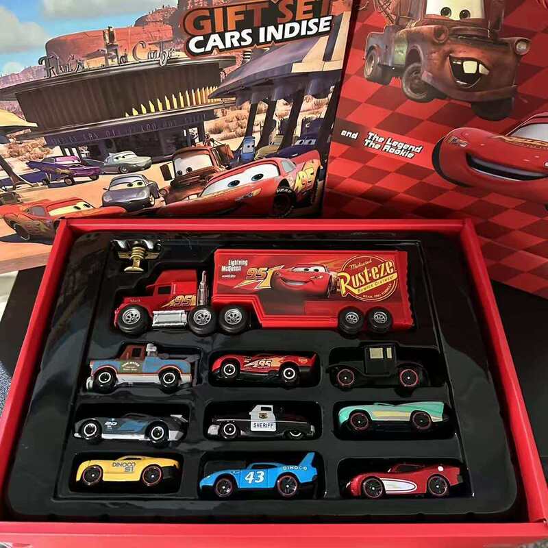 Cross-Border Mobilization Alloy Racing Car King Lightning McQueen Uncle Mack Container Truck Sliding Children's Toy Boy's Gift Cross-Border Mobilization Alloy Racing Car King Lightning McQueen Uncle Mack Container Truck Sliding Children's Toy Boy's Gift