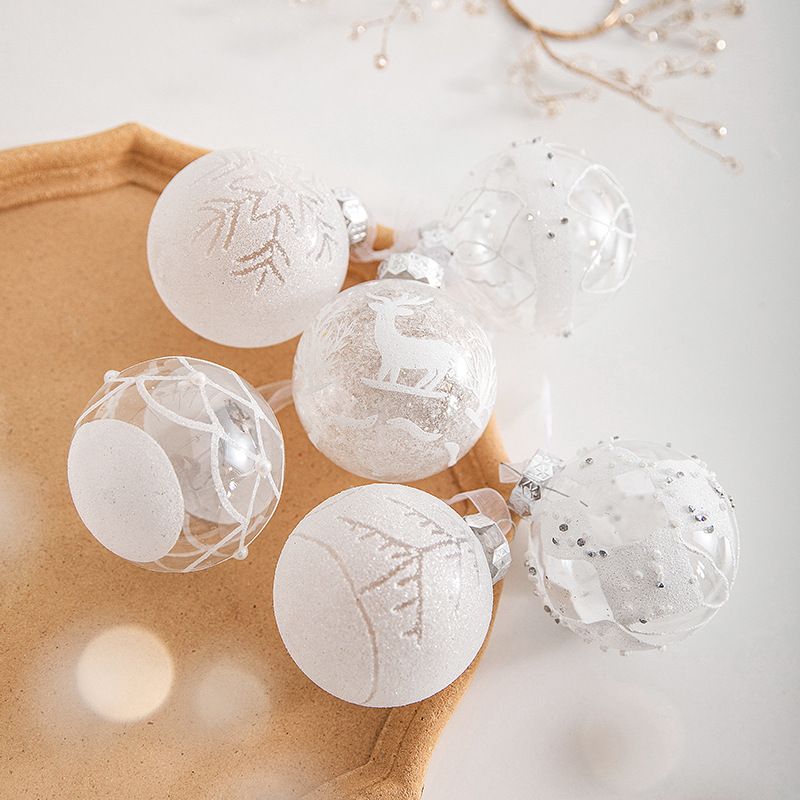 Colgante de Navidad decoración árbol de Navidad hecha a mano DIY decoración escena diseño pequeño regalo atmósfera colgante bola de Navidad