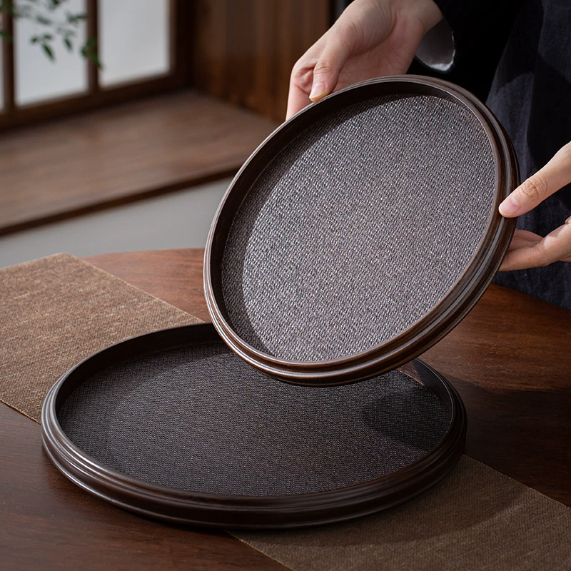 Walnut Wooden Japanese Stupid Disc Nubinth Tea Disk Drinking Fruit Dry Fruit Drive Fruit Drives Charus Disk Cup Cup Cup Camer Tea Table
