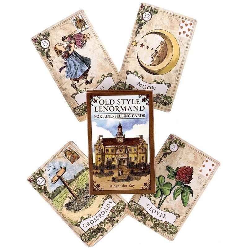 旧体利诺曼 Old Style Lenormand 旧式卡牌 英文复古风|undefined