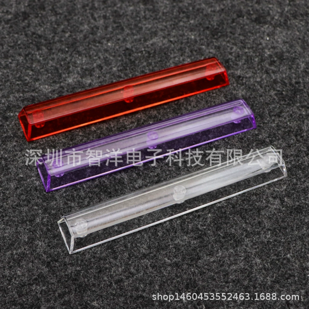 Прозрачная космическая клавиша для ПК, оригинальная утолщенная механическая клавиатура 6,25U, персонализированная прозрачная полупрозрачная клавиатура, прозрачная черная