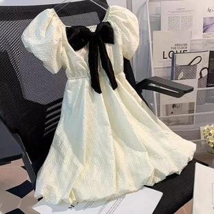 Girls Summer New Style Stylish Bow Princess Dress Children's Girl's Fashionable Sweet dress