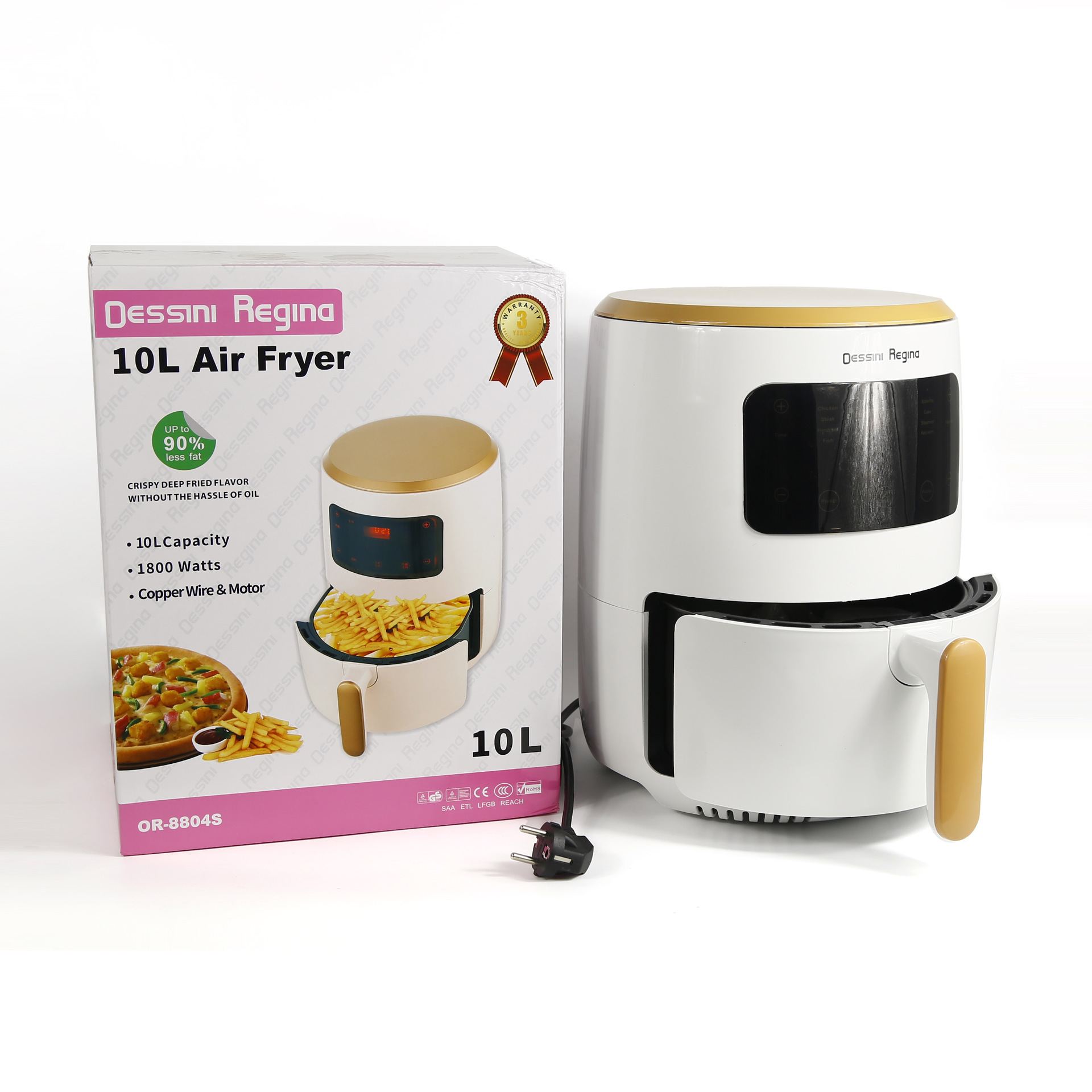 10L Air Fryer Air Fryer Oil Free Multifu...