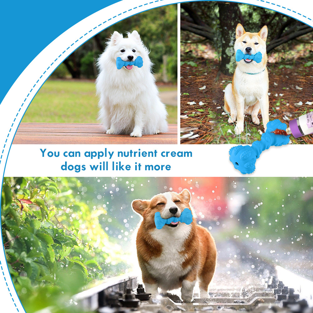 亚马逊爆款狗咬胶狗狗啃咬天然橡胶咀嚼玩具宠物互动玩具宠物用品