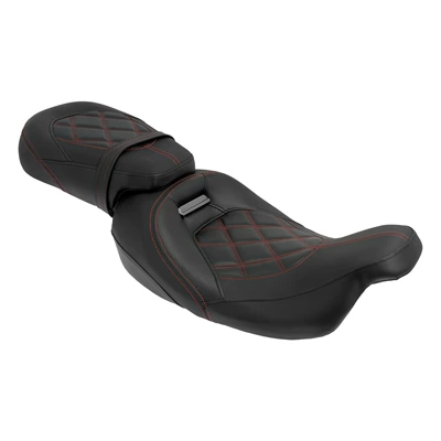 Motorcycle cushion Glide Road King Double Light Glide - red-line