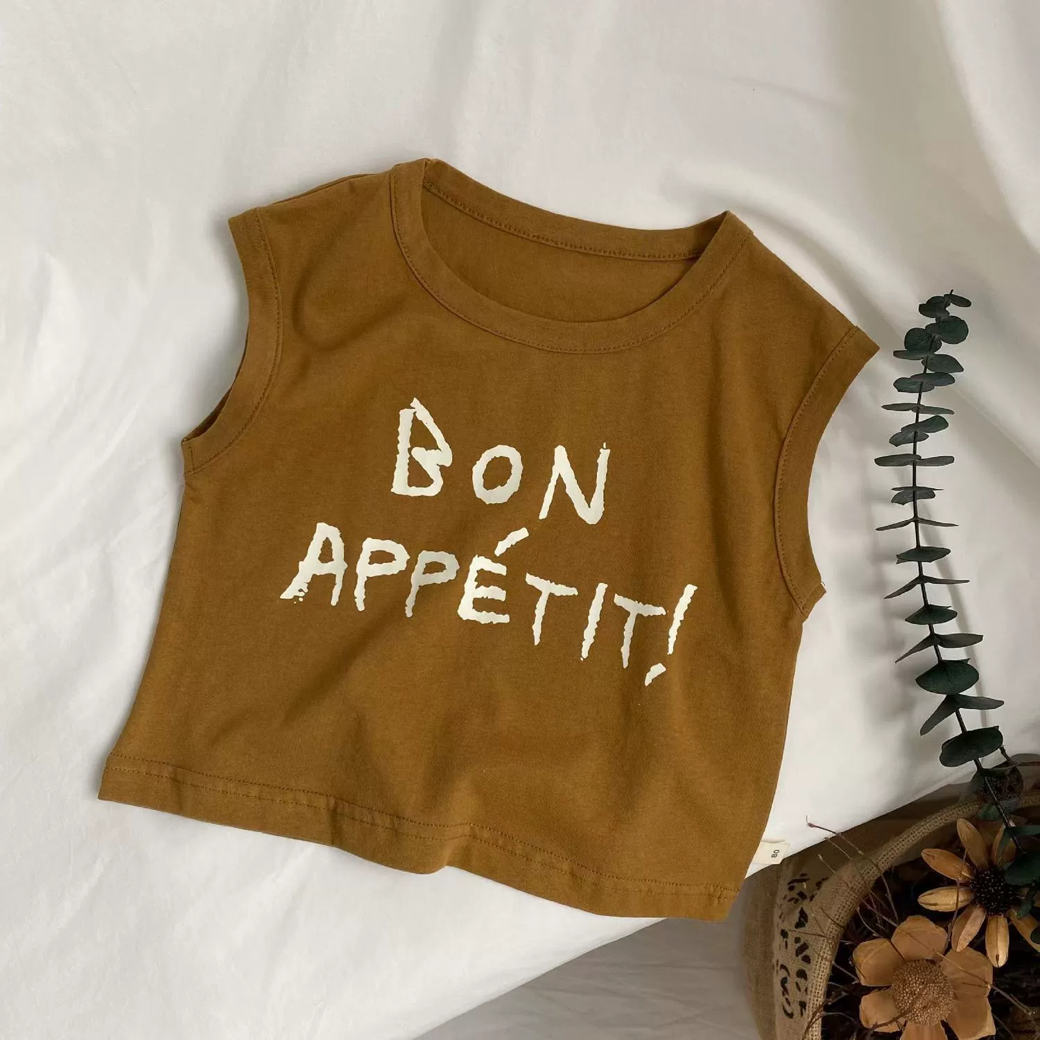 Летняя детская футболка без рукавов для мужчин и женщин, девочек, майка, корейский стиль, западный стиль