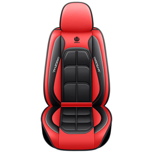 Full set leather car seat covers for driver and passenger, universal for all seasons