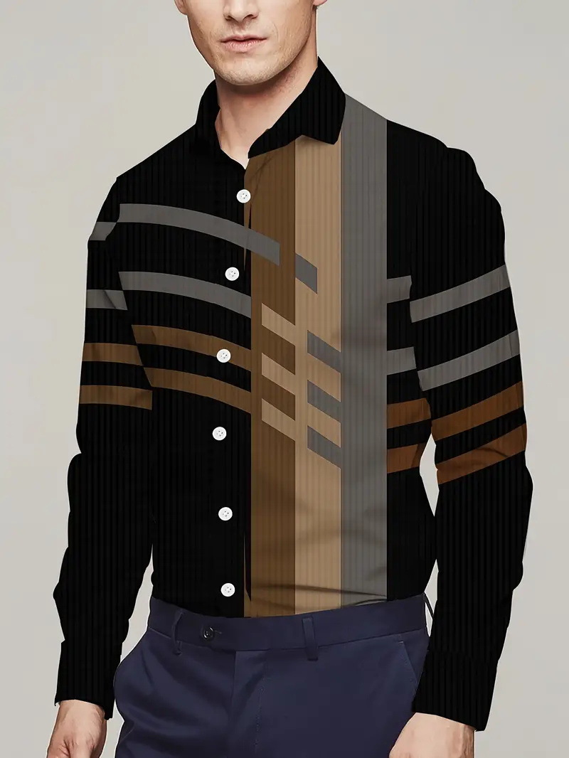 Comercio exterior europeo y americano Amazon 2025 nueva tendencia de la moda casual todo fósforo camisa de manga larga de alta calidad MB12