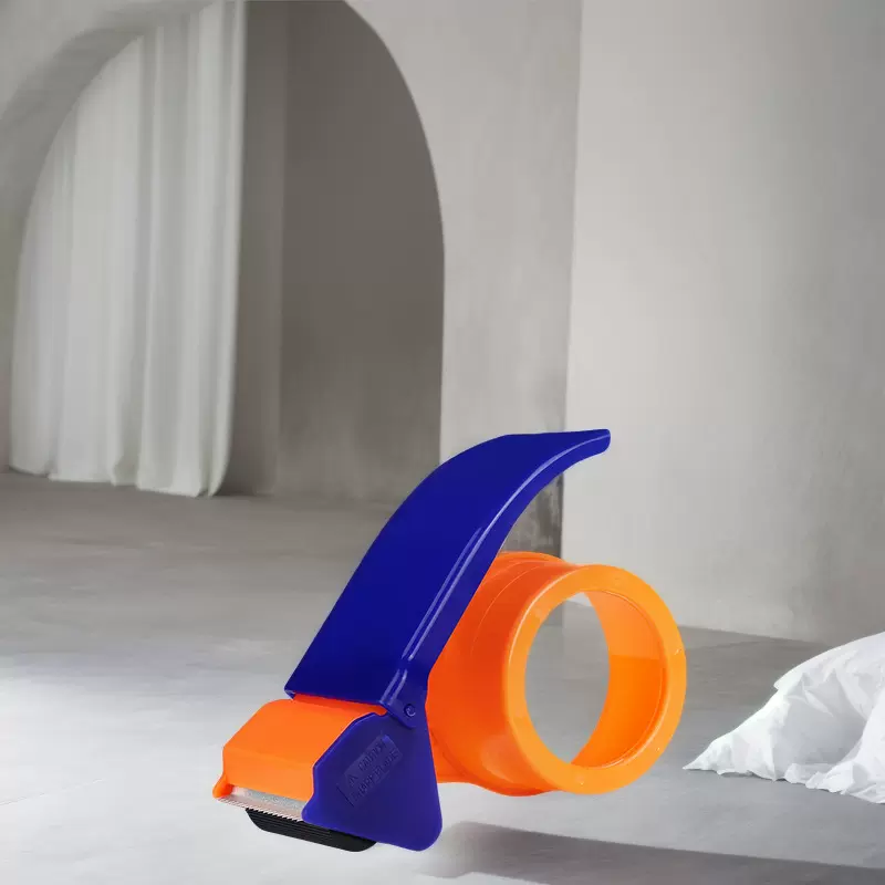 塑料胶带切割器胶带座塑料胶带座快递打包4.8cm胶带封箱器封口机